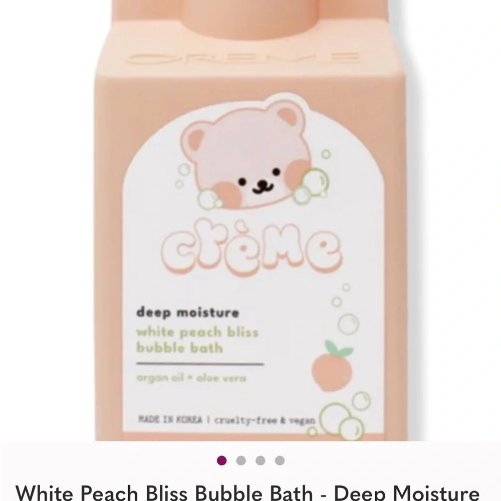 Crème White Peach Bliss Bubble Bath — New - Picture 3 of 3